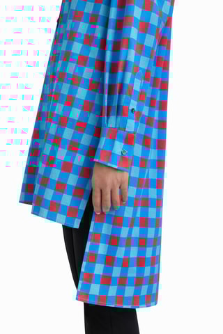 Lange Blouse Lua - Turquoise