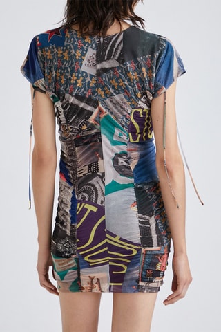 Nauwaansluitende Jurk Multicolor