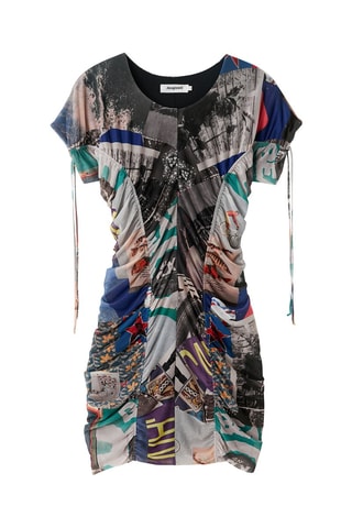 Nauwaansluitende Jurk Multicolor