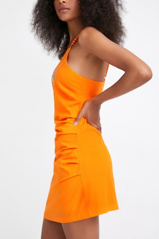 Rechte Jurk Oranje