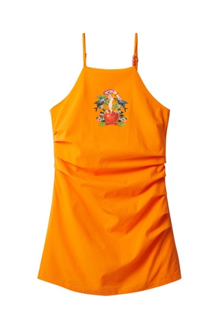 Rechte Jurk Oranje