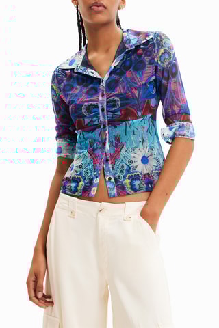 T-shirt regular - Blauw