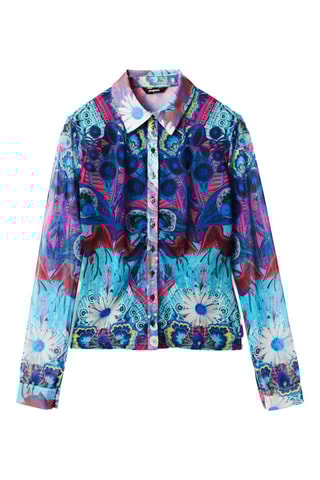 T-shirt regular - Blauw