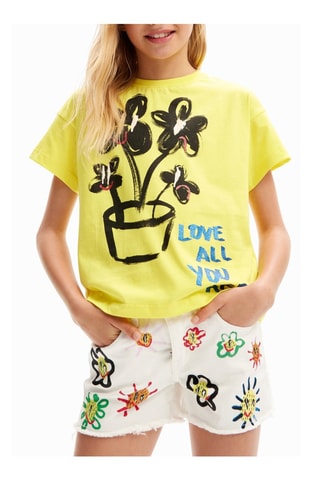 T-shirt - Geel