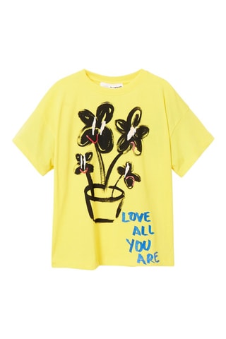 T-shirt - Geel