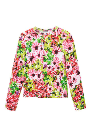 T-shirt - Roze en groen