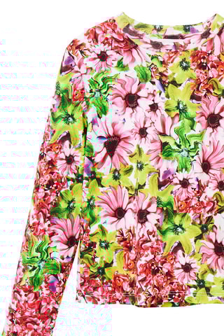 T-shirt - Roze en groen