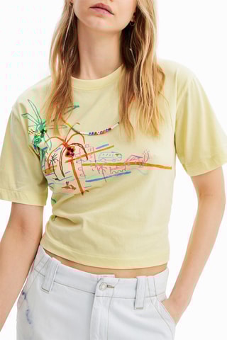 T-shirt - Geel