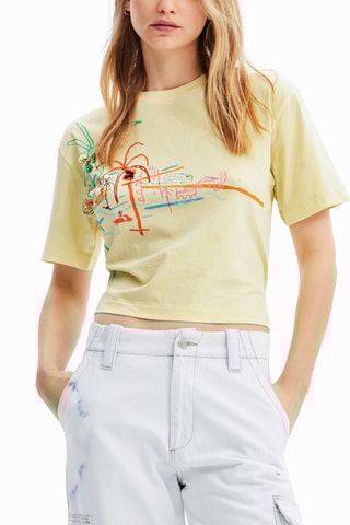 T-shirt - Geel