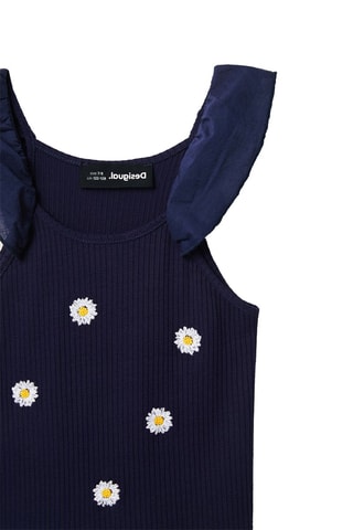 T-shirt regular - Marineblauw