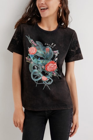 T-shirt Zwart