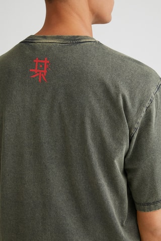 T-shirt Barclay - Gemêleerd Lichtgrijs 