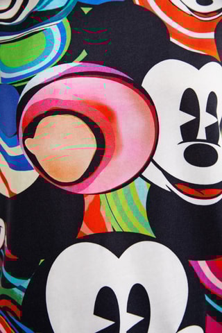 T-shirt Mickey Disney Zwart