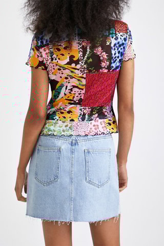 T-shirt Blauw en Rood