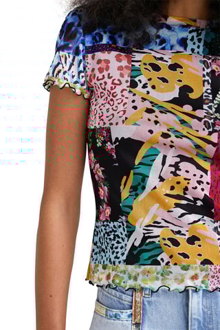 T-shirt Blauw en Rood