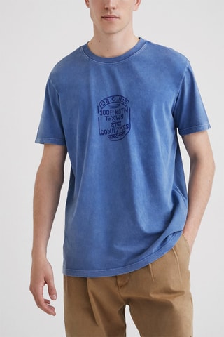 T-shirt Blauw