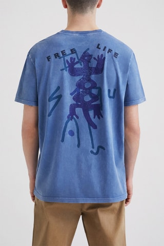 T-shirt Blauw