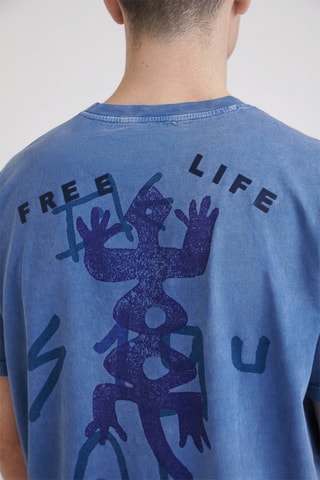T-shirt Blauw
