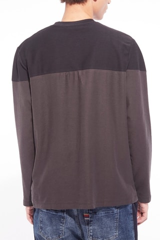 T-shirt Bruin en Wit