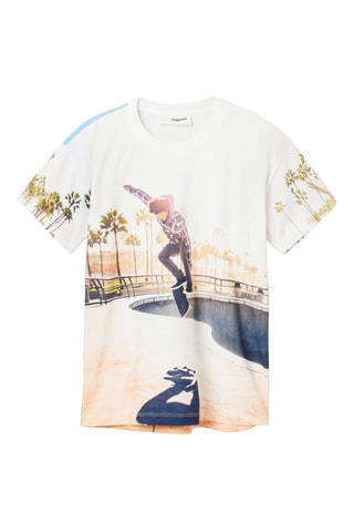 T-shirt regular - Wit