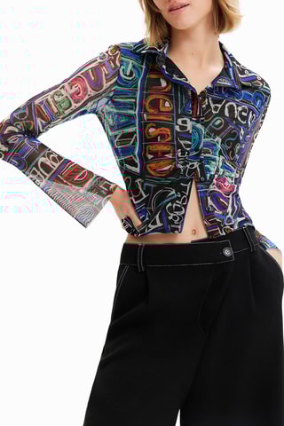 T-shirt regular - Zwart