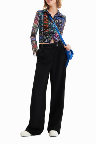 T-shirt regular - Zwart