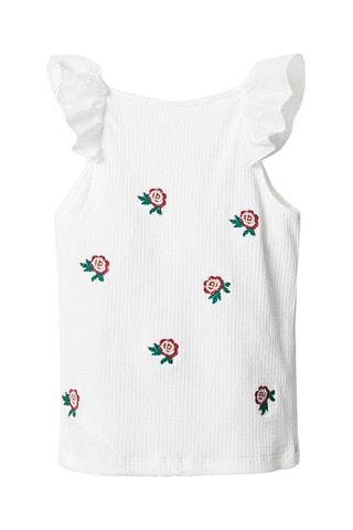 T-shirt regular Garbo - Wit