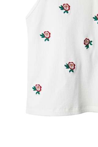 T-shirt regular Garbo - Wit