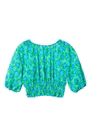 Top - Blauw