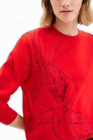 Sweater Bugs Bunny Looney Tunes - Rood
