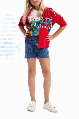 Sweater met Capuchon Bugs Bunny Looney Tunes - Rood