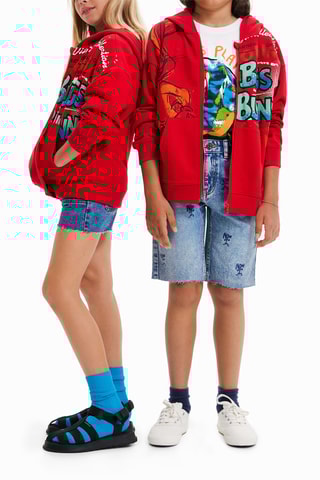 Sweater met Capuchon Bugs Bunny Looney Tunes - Rood