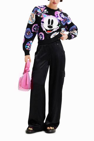 Sweater Mickey Disney - Zwart