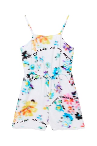 Playsuit - Wit en Blauw