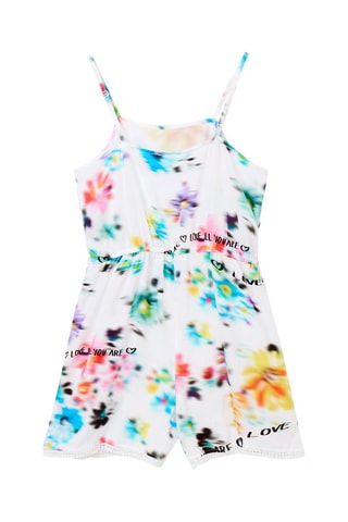 Playsuit - Wit en Blauw