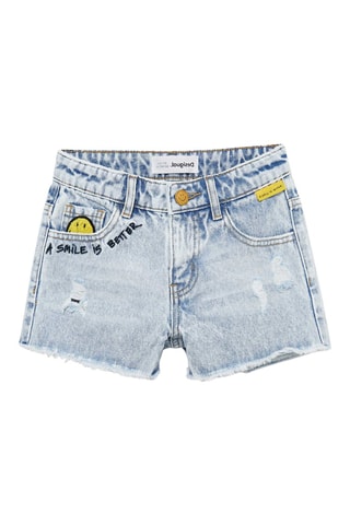 Spijkershort Saxo - Blauw