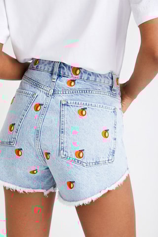 Spijkershort 
Blauw