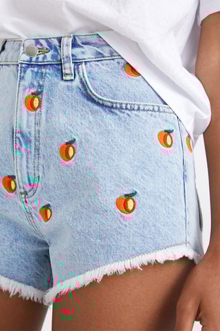 Spijkershort 
Blauw