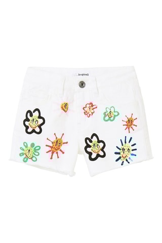 Spijkershort - Wit