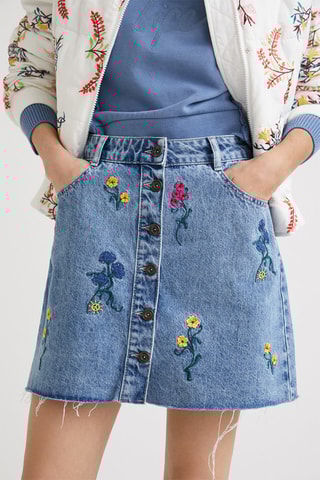 Spijkerrok Blauw