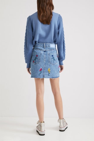 Spijkerrok Blauw