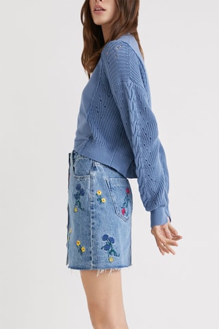 Spijkerrok Blauw