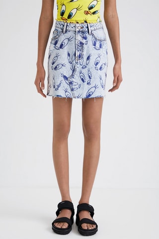 Rechte Rok Blauw
