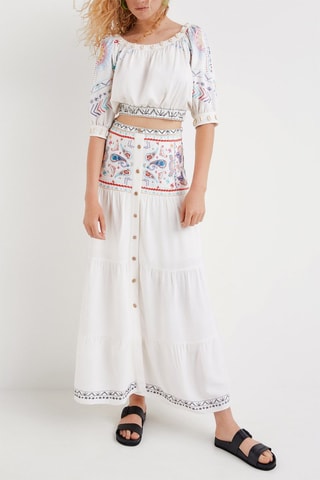 Lange Rok Wit