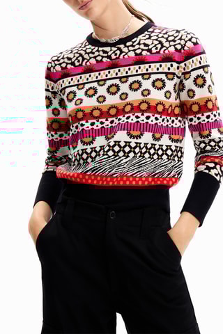 Trui Slim - Zwart en Wit