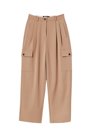 Broek Wide Legs - Beige