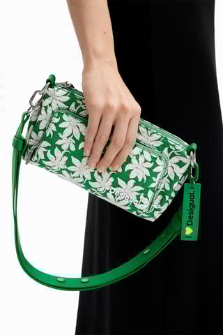 Handtas - Groen en Wit