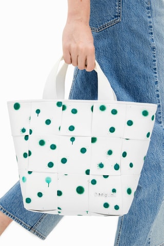 Handtas Wit en Groen