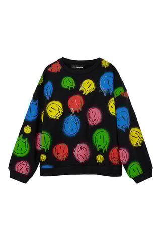 Oversized sweater - Zwart