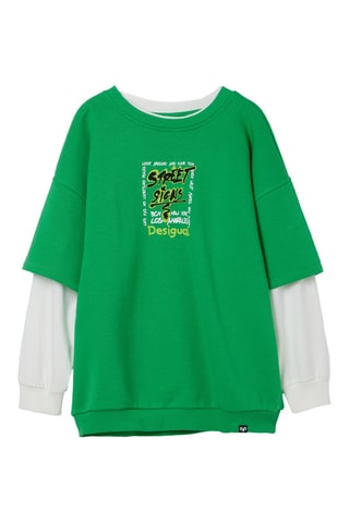 Oversized sweater - Groen